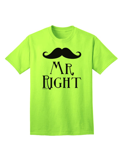 Premium Mr. Right-Fit T-Shirt-Mens T-shirts-TooLoud-Neon-Green-Small-Davson Sales