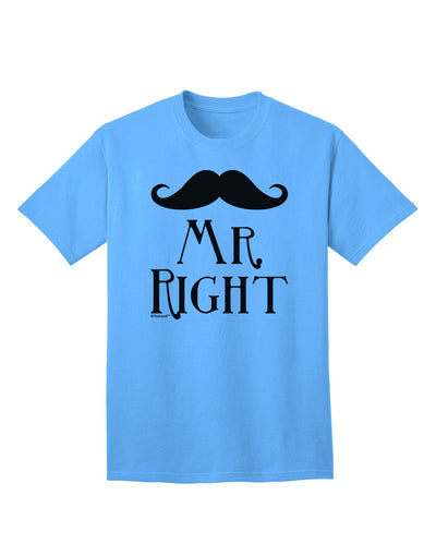 Premium Mr. Right-Fit T-Shirt-Mens T-shirts-TooLoud-Aquatic-Blue-Small-Davson Sales