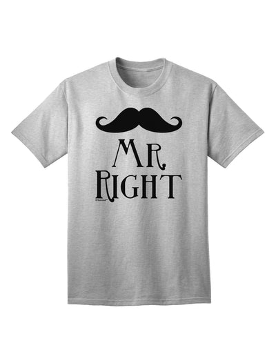 Premium Mr. Right-Fit T-Shirt-Mens T-shirts-TooLoud-AshGray-Small-Davson Sales