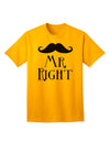 Premium Mr. Right-Fit T-Shirt-Mens T-shirts-TooLoud-Gold-Small-Davson Sales