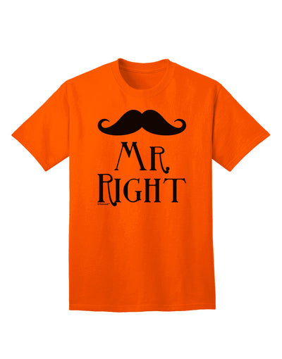 Premium Mr. Right-Fit T-Shirt-Mens T-shirts-TooLoud-Orange-Small-Davson Sales