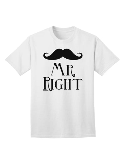 Premium Mr. Right-Fit T-Shirt-Mens T-shirts-TooLoud-White-Small-Davson Sales