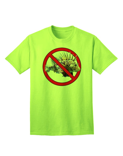 Premium No Lionfish Adult T-Shirt Collection-Mens T-shirts-TooLoud-Neon-Green-Small-Davson Sales