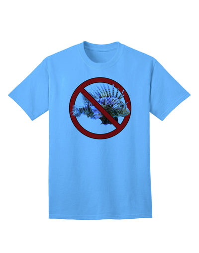 Premium No Lionfish Adult T-Shirt Collection-Mens T-shirts-TooLoud-Aquatic-Blue-Small-Davson Sales