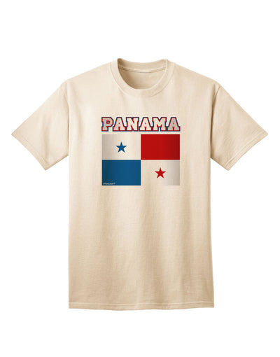 Premium Panama Flag Adult T-Shirt - Authentic Style for Patriotic Enthusiasts-Mens T-shirts-TooLoud-Natural-Small-Davson Sales
