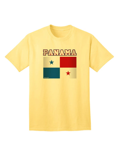 Premium Panama Flag Adult T-Shirt - Authentic Style for Patriotic Enthusiasts-Mens T-shirts-TooLoud-Yellow-Small-Davson Sales