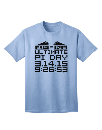 Premium Pi Day Collection - Stylish Mirrored Pies Adult T-Shirt by TooLoud-Mens T-shirts-TooLoud-Light-Blue-Small-Davson Sales