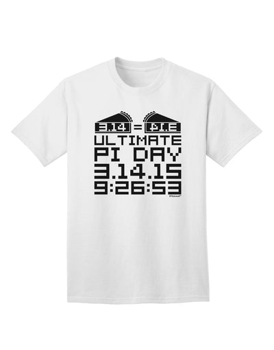 Premium Pi Day Collection - Stylish Mirrored Pies Adult T-Shirt by TooLoud-Mens T-shirts-TooLoud-White-Small-Davson Sales