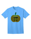 Premium Pumpkin Pi - Thanksgiving Adult T-Shirt: A Festive Twist on Classic Pumpkin Pie-Mens T-shirts-TooLoud-Aquatic-Blue-Small-Davson Sales