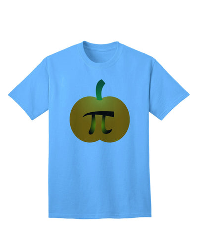 Premium Pumpkin Pi - Thanksgiving Adult T-Shirt: A Festive Twist on Classic Pumpkin Pie-Mens T-shirts-TooLoud-Aquatic-Blue-Small-Davson Sales