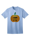 Premium Pumpkin Pi - Thanksgiving Adult T-Shirt: A Festive Twist on Classic Pumpkin Pie-Mens T-shirts-TooLoud-Light-Blue-Small-Davson Sales