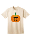 Premium Pumpkin Pi - Thanksgiving Adult T-Shirt: A Festive Twist on Classic Pumpkin Pie-Mens T-shirts-TooLoud-Natural-Small-Davson Sales