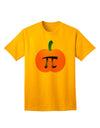 Premium Pumpkin Pi - Thanksgiving Adult T-Shirt: A Festive Twist on Classic Pumpkin Pie-Mens T-shirts-TooLoud-Gold-Small-Davson Sales