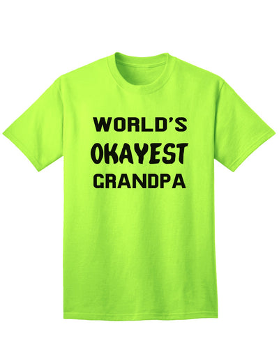 Premium Quality Adult T-Shirt for Grandfathers-Mens T-shirts-TooLoud-Neon-Green-Small-Davson Sales