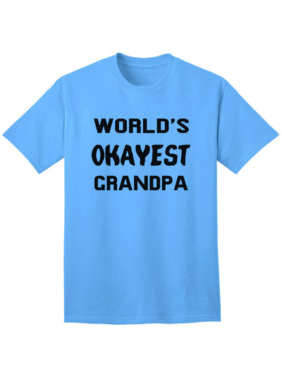 Premium Quality Adult T-Shirt for Grandfathers-Mens T-shirts-TooLoud-Aquatic-Blue-Small-Davson Sales