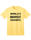 Premium Quality Adult T-Shirt for Grandfathers-Mens T-shirts-TooLoud-Yellow-Small-Davson Sales