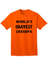 Premium Quality Adult T-Shirt for Grandfathers-Mens T-shirts-TooLoud-Orange-Small-Davson Sales