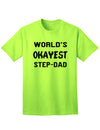 Premium Quality Step-Dad Adult T-Shirt - A Must-Have Addition to Your Wardrobe-Mens T-shirts-TooLoud-Neon-Green-Small-Davson Sales