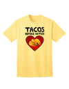 Premium Quality 'Tacos before Vatos' Adult T-Shirt - A Must-Have for Taco Lovers-Mens T-shirts-TooLoud-Yellow-Small-Davson Sales