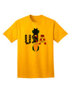 Premium Quality USA Bobsled Adult T-Shirt - A Must-Have for Enthusiasts-Mens T-shirts-TooLoud-Gold-Small-Davson Sales