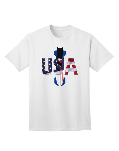 Premium Quality USA Bobsled Adult T-Shirt - A Must-Have for Enthusiasts-Mens T-shirts-TooLoud-White-Small-Davson Sales