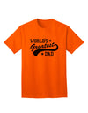 Premium Sport Style Adult T-Shirt - Celebrate Fatherhood with the World's Finest Dad-Mens T-shirts-TooLoud-Orange-Small-Davson Sales