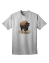 Premium Strong Bison Cutout - Adult T-Shirt for the Modern Individual-Mens T-shirts-TooLoud-AshGray-Small-Davson Sales