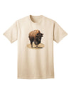 Premium Strong Bison Cutout - Adult T-Shirt for the Modern Individual-Mens T-shirts-TooLoud-Natural-Small-Davson Sales