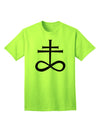 Premium Sulphur Cross Adult T-Shirt Collection-Mens T-shirts-TooLoud-Neon-Green-Small-Davson Sales