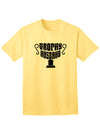 Premium Trophy Husband Adult T-Shirt for Discerning Gentlemen