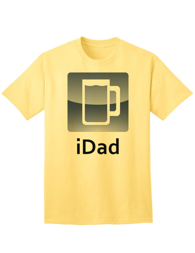 Premium iDad Beer Adult T-Shirt for Discerning Customers-Mens T-shirts-TooLoud-Yellow-Small-Davson Sales