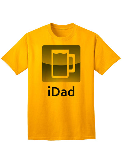 Premium iDad Beer Adult T-Shirt for Discerning Customers-Mens T-shirts-TooLoud-Gold-Small-Davson Sales