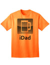 Premium iDad Beer Adult T-Shirt for Discerning Customers-Mens T-shirts-TooLoud-Neon-Orange-Small-Davson Sales