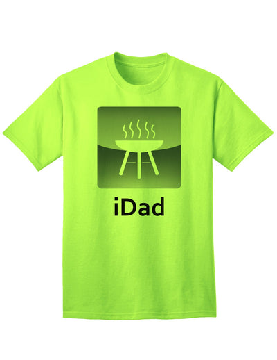 Premium iDad Grill Adult T-Shirt for the Discerning Shopper-Mens T-shirts-TooLoud-Neon-Green-Small-Davson Sales