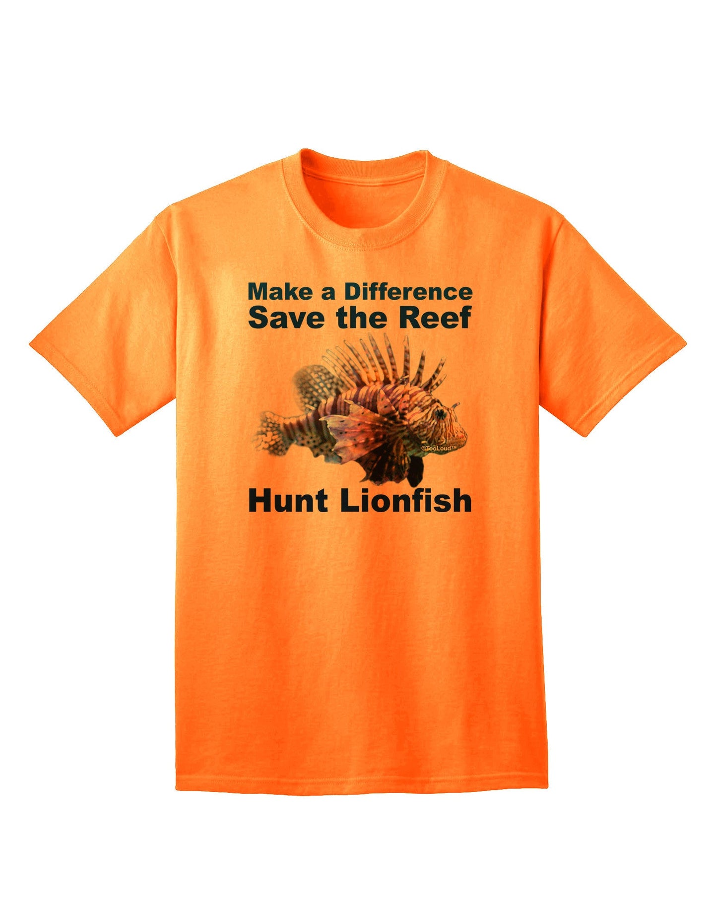 Preserve the Reef: Hunt Lionfish - Premium Adult T-Shirt Collection-Mens T-shirts-TooLoud-Neon-Orange-Small-Davson Sales