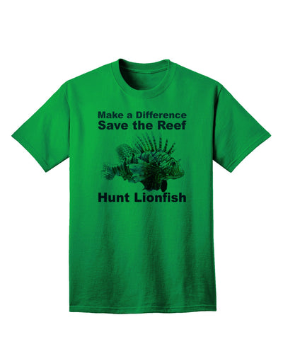 Preserve the Reef: Hunt Lionfish - Premium Adult T-Shirt Collection-Mens T-shirts-TooLoud-Kelly-Green-Small-Davson Sales