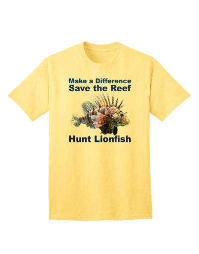 Preserve the Reef: Hunt Lionfish - Premium Adult T-Shirt Collection-Mens T-shirts-TooLoud-Yellow-Small-Davson Sales
