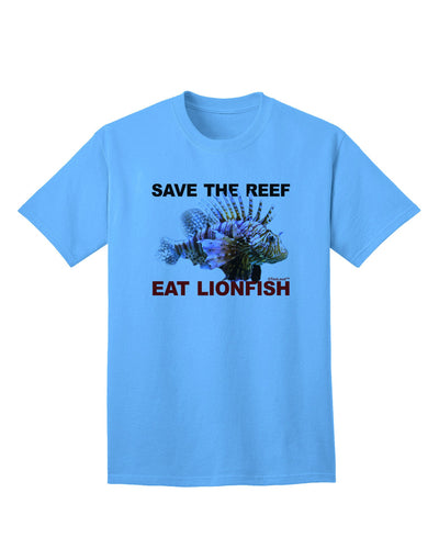 Preserve the Reef: Sustainable Lionfish Adult T-Shirt Collection-Mens T-shirts-TooLoud-Aquatic-Blue-Small-Davson Sales