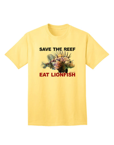 Preserve the Reef: Sustainable Lionfish Adult T-Shirt Collection-Mens T-shirts-TooLoud-Yellow-Small-Davson Sales