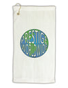 Prestige Worldwide Logo Micro Terry Gromet Golf Towel 16 x 25 inch by TooLoud