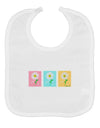 Pretty Daisies Watercolor Baby Bib