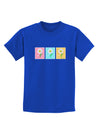 Pretty Daisies Watercolor Childrens Dark T-Shirt-Childrens T-Shirt-TooLoud-Royal-Blue-X-Small-Davson Sales