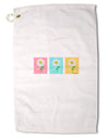 Pretty Daisies Watercolor Premium Cotton Golf Towel - 16" x 25"-Golf Towel-TooLoud-Davson Sales