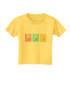 Pretty Daisies Watercolor Toddler T-Shirt-Toddler T-Shirt-TooLoud-Yellow-2T-Davson Sales