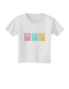 Pretty Daisies Watercolor Toddler T-Shirt-Toddler T-Shirt-TooLoud-White-2T-Davson Sales