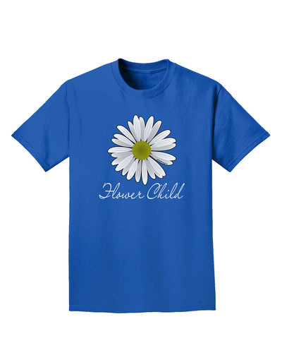 Pretty Daisy - Flower Child Adult Dark T-Shirt-Mens T-Shirt-TooLoud-Royal-Blue-Small-Davson Sales