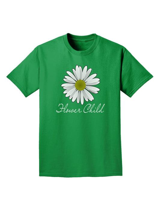 Pretty Daisy - Flower Child Adult Dark T-Shirt-Mens T-Shirt-TooLoud-Kelly-Green-Small-Davson Sales