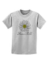 Pretty Daisy - Flower Child Childrens T-Shirt-Childrens T-Shirt-TooLoud-AshGray-X-Small-Davson Sales