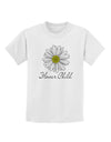 Pretty Daisy - Flower Child Childrens T-Shirt-Childrens T-Shirt-TooLoud-White-X-Small-Davson Sales