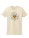 Pretty Daisy Heart Womens T-Shirt-Womens T-Shirt-TooLoud-Natural-X-Small-Davson Sales